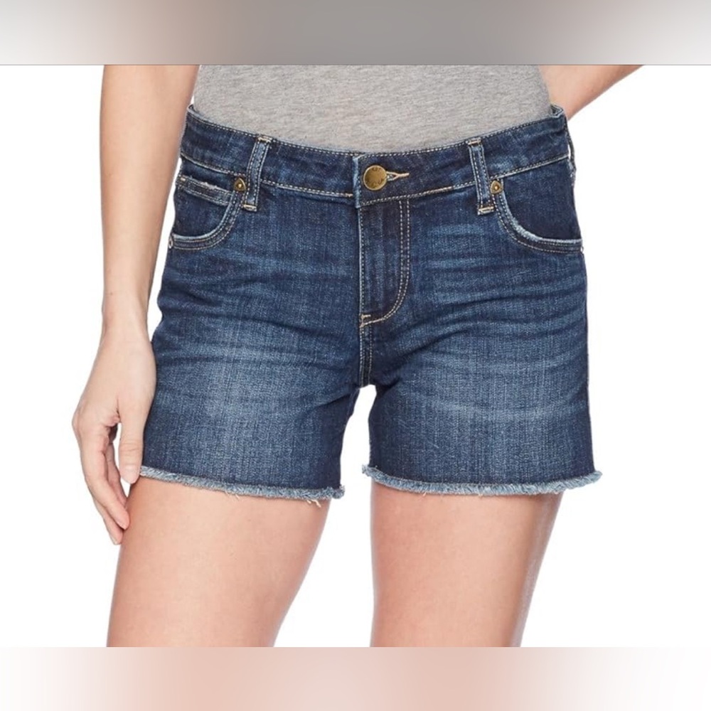 KUT from the kloth fidget gray shorts.